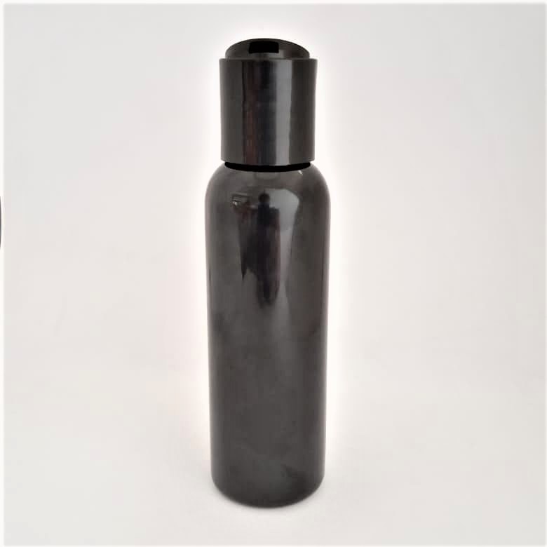 BOTOL PLASTIK 100ML HITAM PRESSTOP PUSHTOP / BOTOL HITAM 100 ML / BOTOL ISI ULANG [HARGA GROSIR]