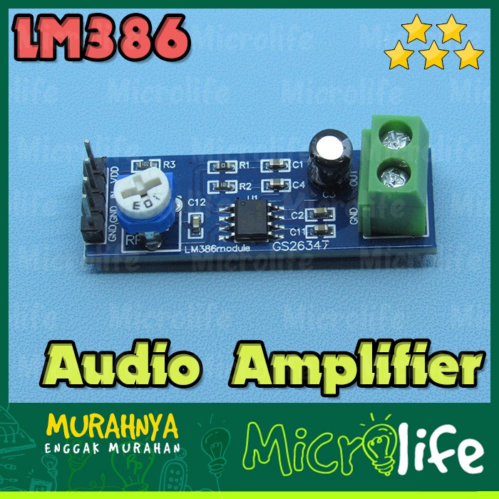 LM386 Audio Amplifier Module