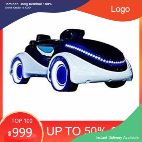 Mainan Anak Mobil Aki Sport Apple Car Iphone Pliko PK 8818N (Khusus Indah Cargo)