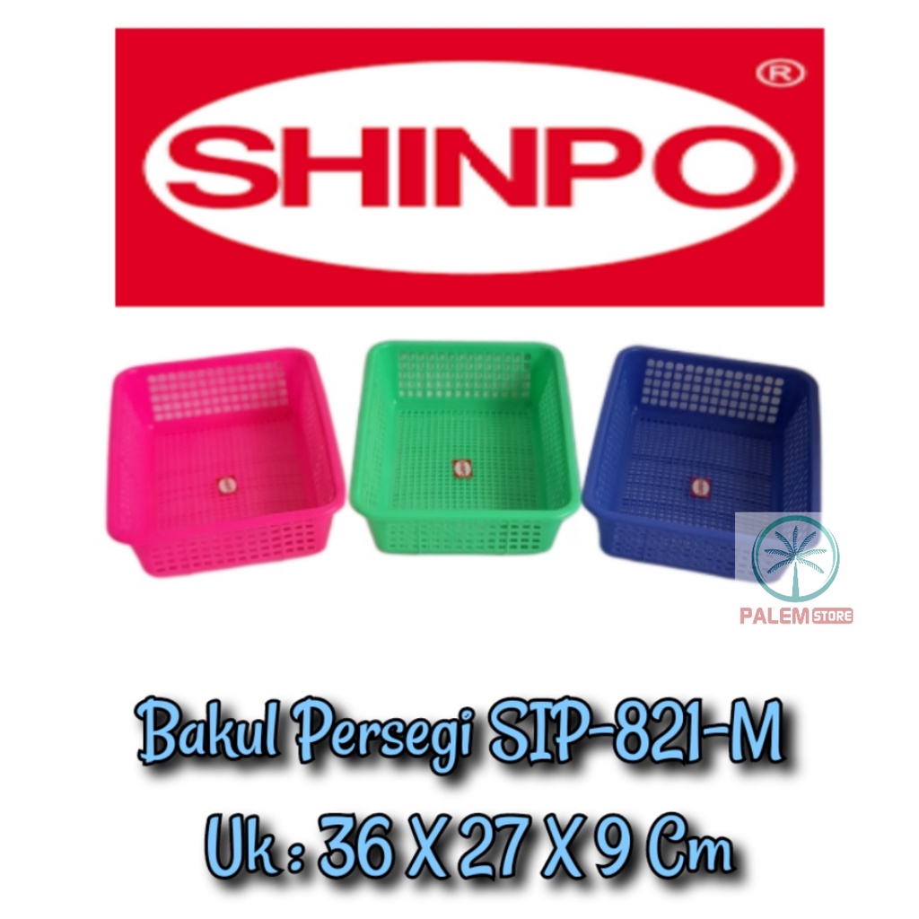 Keranjang Shinpo SIP-255 | Bakul Segi Wadah Parcel SIP-821-S / M | Kontainer Dokumen SIP-211