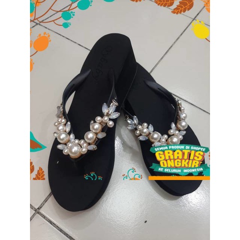 Coklat coksu milo caramel olive mocha moca moka beige / SANDAL QYBABY MUTIARA / size 24 25 26 27 28 