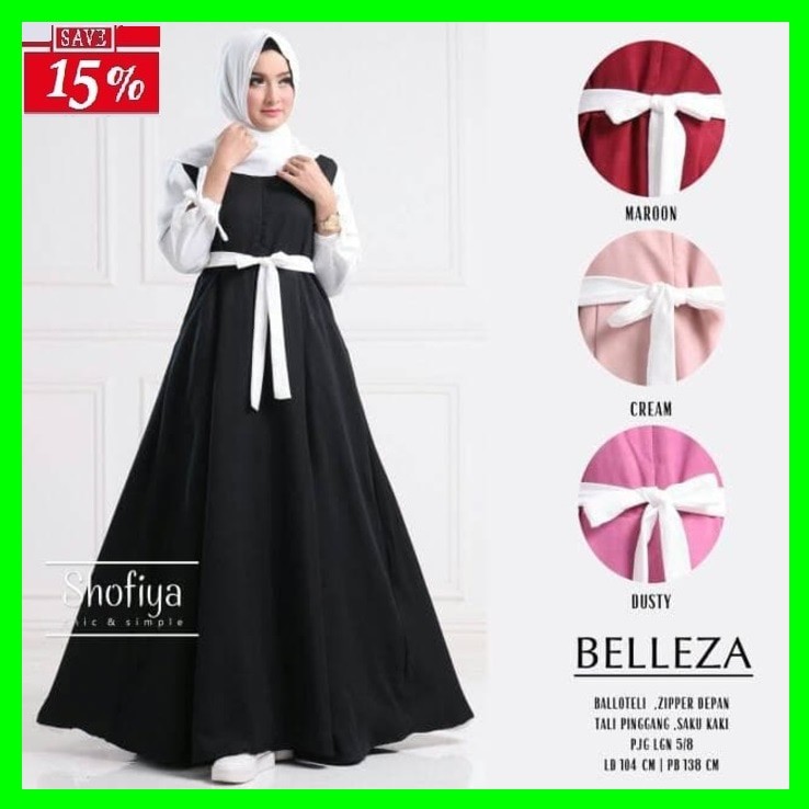 GAMIS SYARI ANNAJAH CAPUCCINO 900GR 110 140 ALLSIZE GAMIS SYARI BUSUI CADAR CREPE HQ POLOS MURAH I.