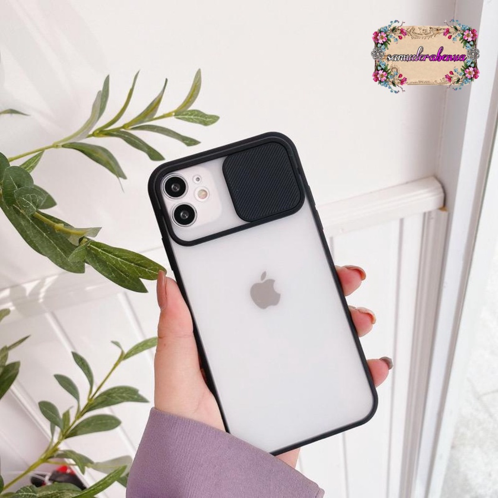 SOFTCASE SLIDE PELINDUNG KAMERA IPHONE 6 6+ 7 7+ 8 8+ SE 2020 X XR XS MAX SB2534