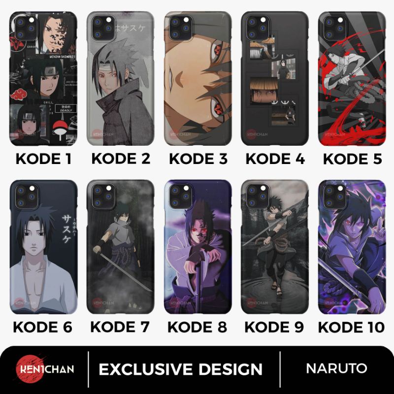 Case Custom SASUKE 1 Anime Naruto Boruto Kenichan