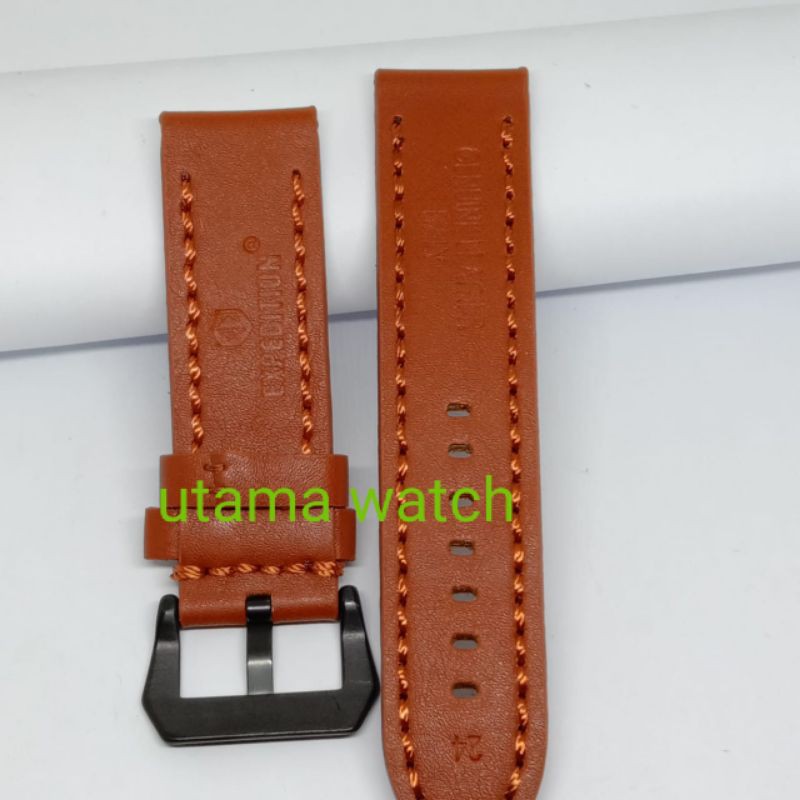 STRAP TALI JAM EXP &amp; Alexandre Christie  HITAM COKLAT 22 24 MM STRAP TALI JAM TANGAN ARLOJI