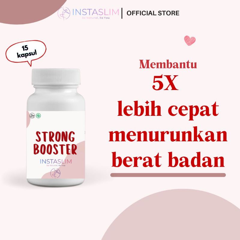 STRONG BOOSTER (5x MEMBANTU MENURUNKAN LEBIH CEPAT BB isi 15 kapsul BPOM)