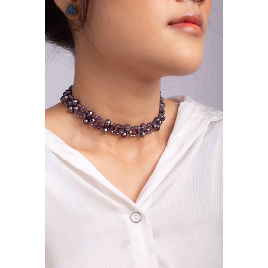 READY STOCK SIAP KIRIM Crystal Necklace Choker