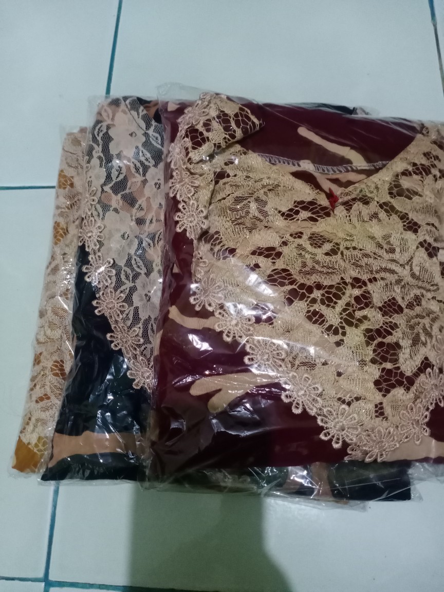Batik Dolby Dolbi Dobby Doby Tenun Sutra Tulis Katun Atbm Baron Atasan Batik Wanita Sogan Srg308