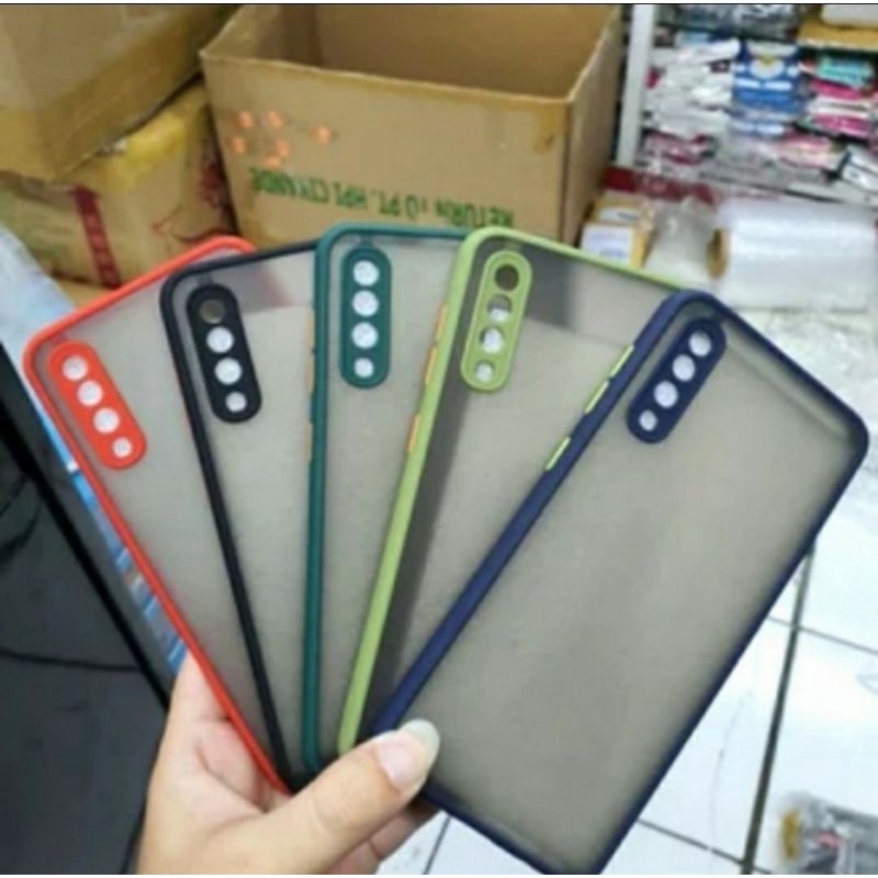 Samsung A20s case fuze dove doff matte colour warna