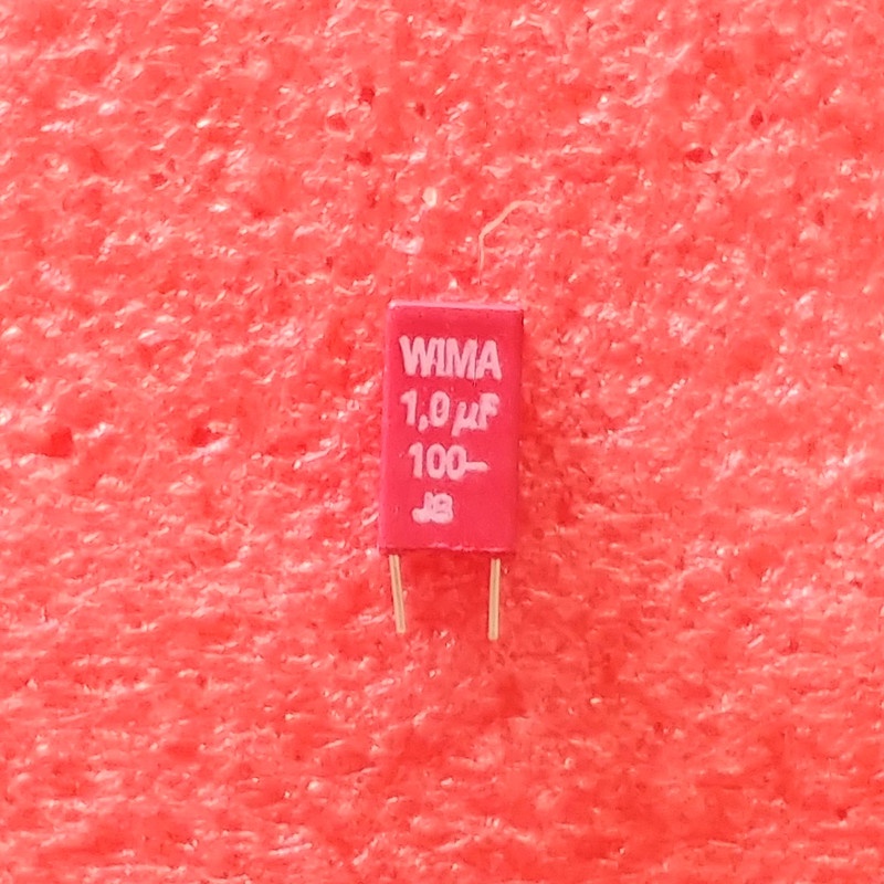 Capacitor Kapasitor 100V/VDC 1uF WIMA