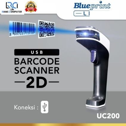 BARCODE SCANNER BLUEPRINT 2D LITE BP-UC200 USB