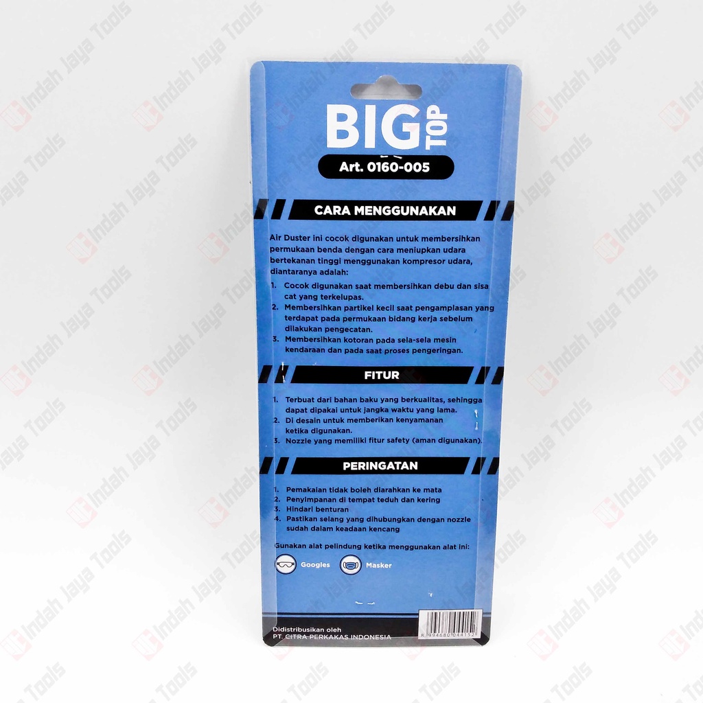 BIGTOP 0160-005 Air Duster 2 in 1 Semprot Angin Semprotan Air Blow Gun