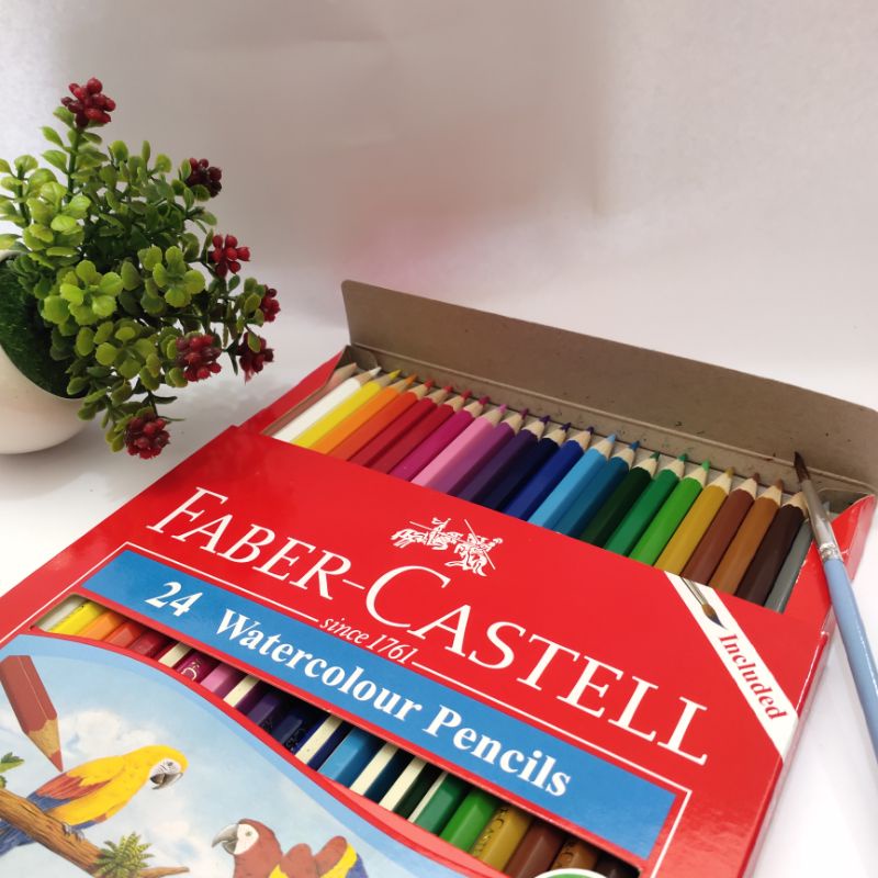 

Pensil warna Faber-Castell water color 24L