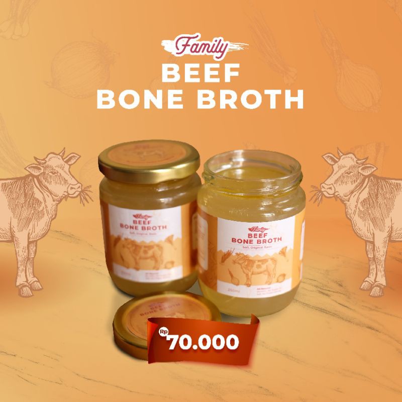 

250ml Beef Bone Broth / Kaldu Sapi / MPASI