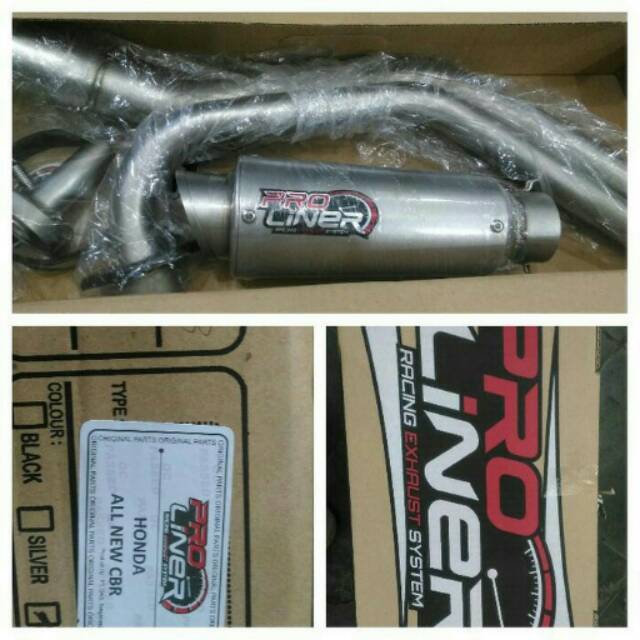 Knalpot proliner cbr 150 all new/k46