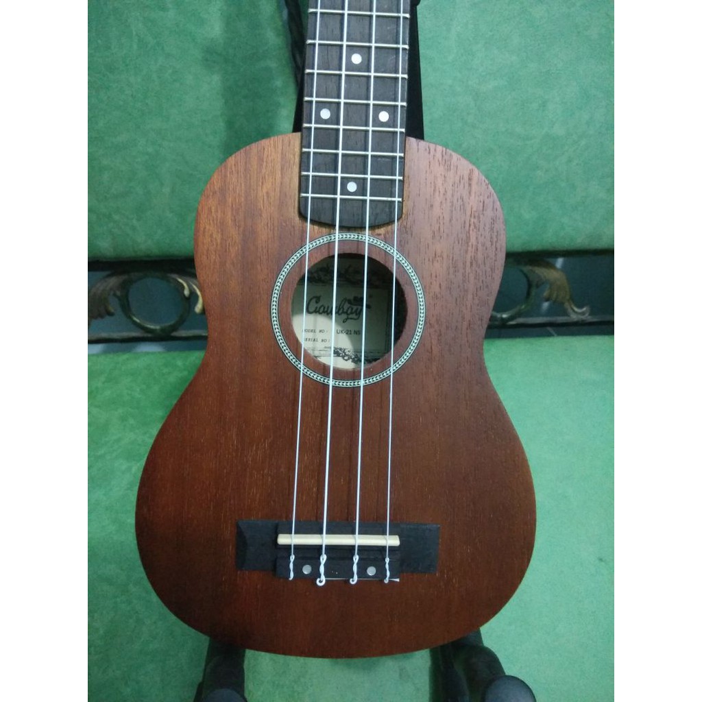 Ukulele Soprano Merk Cowboy Original Tipe Uk-21 NS Warna Coklat Bonus Tas Senar Pick Jakarta Murah