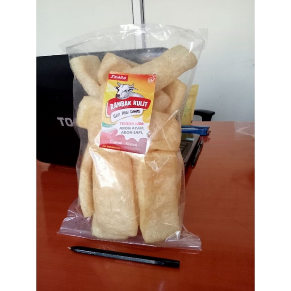 

Rambak kulit sapi 1 ons kwalitas premium krupuk kulit sapi