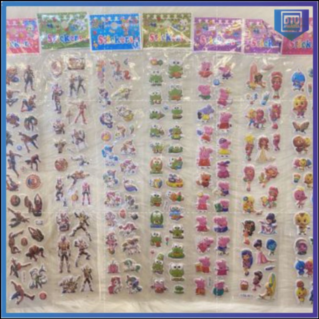 

[DTU] Sticker Timbul Mainan Tempel Untuk Anak Per Lembar