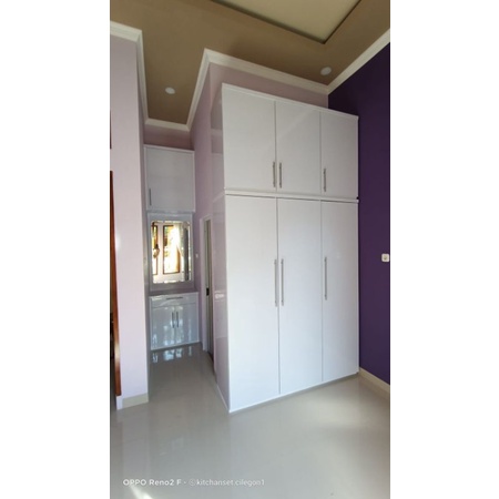 WARDROBE MINIMALIS CUSTOM HPL BERKUALITAS // LEMARI SET KAMAR MURAH // MULTIPLEKS HPL TACO // KITCHE