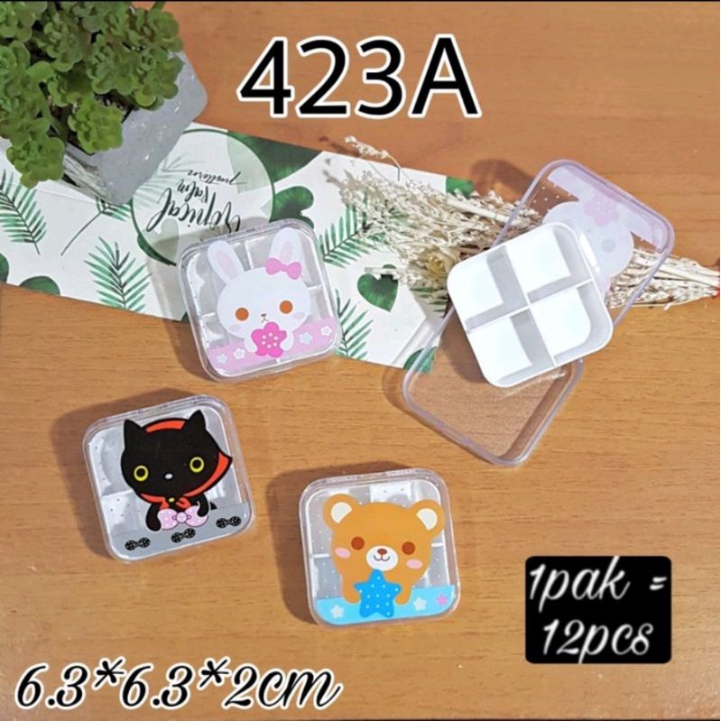 Tempat Pil Obat Medicine Box kotak aksesoris - 423A