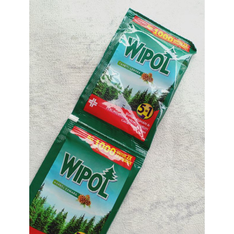 WIPOL CAIRAN KARBOL 40 ML // WIPOL RENTENG ISI 6 PEMBERSIH KERAK