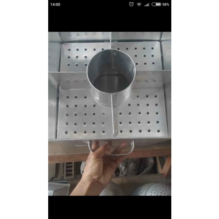 dandang bakso kotak sekat 4 ukr p. 30×30 t. 35