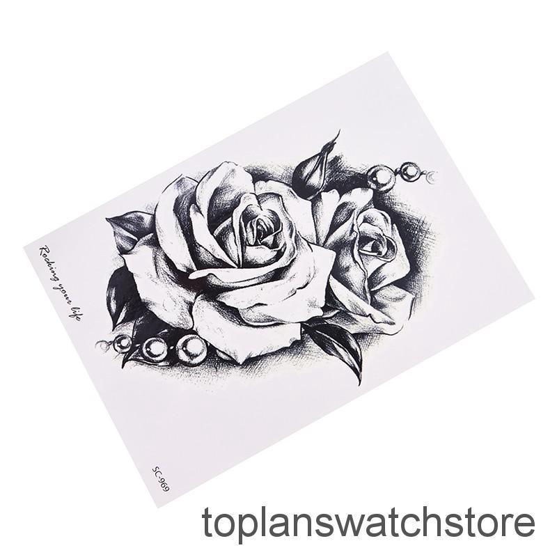 TOPL 1Pc Tato  Temporer  Bentuk Bunga  Mawar Anti Air 