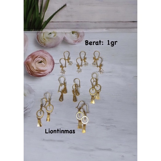 Anting Emas Dewasa Emas Muda