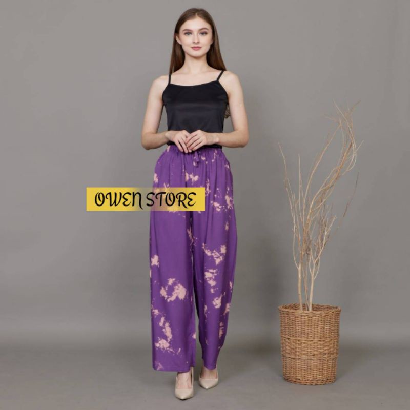 Celana Kulot Panjang Tie Dye Premium Bali-1