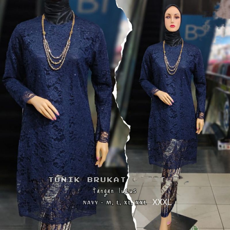 KEBAYA SET_BRUKAT TUNIK_KEBAYA JUMBO/KEBAYA PESTA/KEBAYA MODERN/KEBAYA TERBARU/KEBAYA PESTA-4
