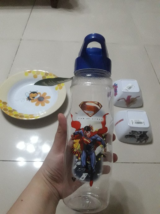 Onyx Superman Botol Minum / Refresh Water Bottle 800 Ml (aab03-smn01)