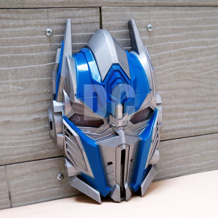 Mainan Anak Topeng Optimus Prime LED | Topeng Transformers Bisa Menyala | LED Cosplay Mask