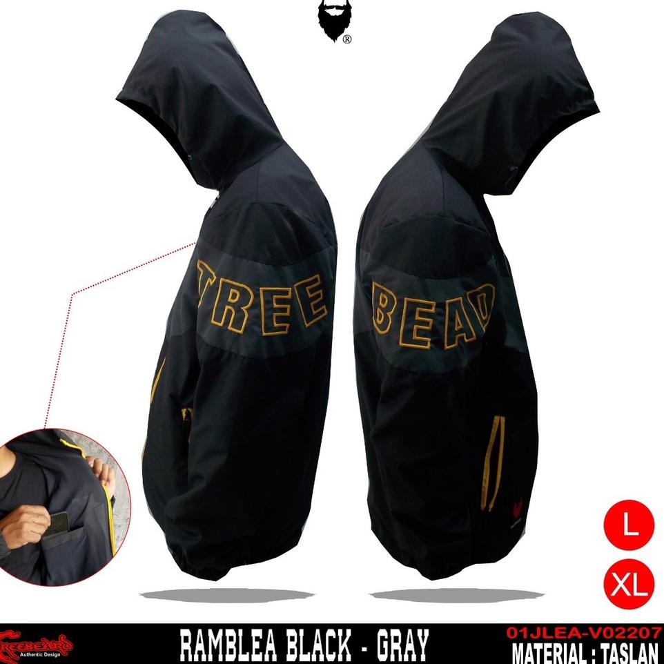  AKN JAKET OUTDOR PRIA / JAKET ANTI AIR / JAKET TASLAN PARASUT STROMLINE ORIGINAL TREEBEARD NY96 (Re