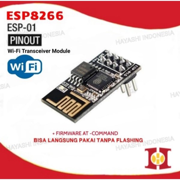 Modul ESP01 ESP-01 ESP8266 Module Wifi Wireless Arduino Uno R3 Mega