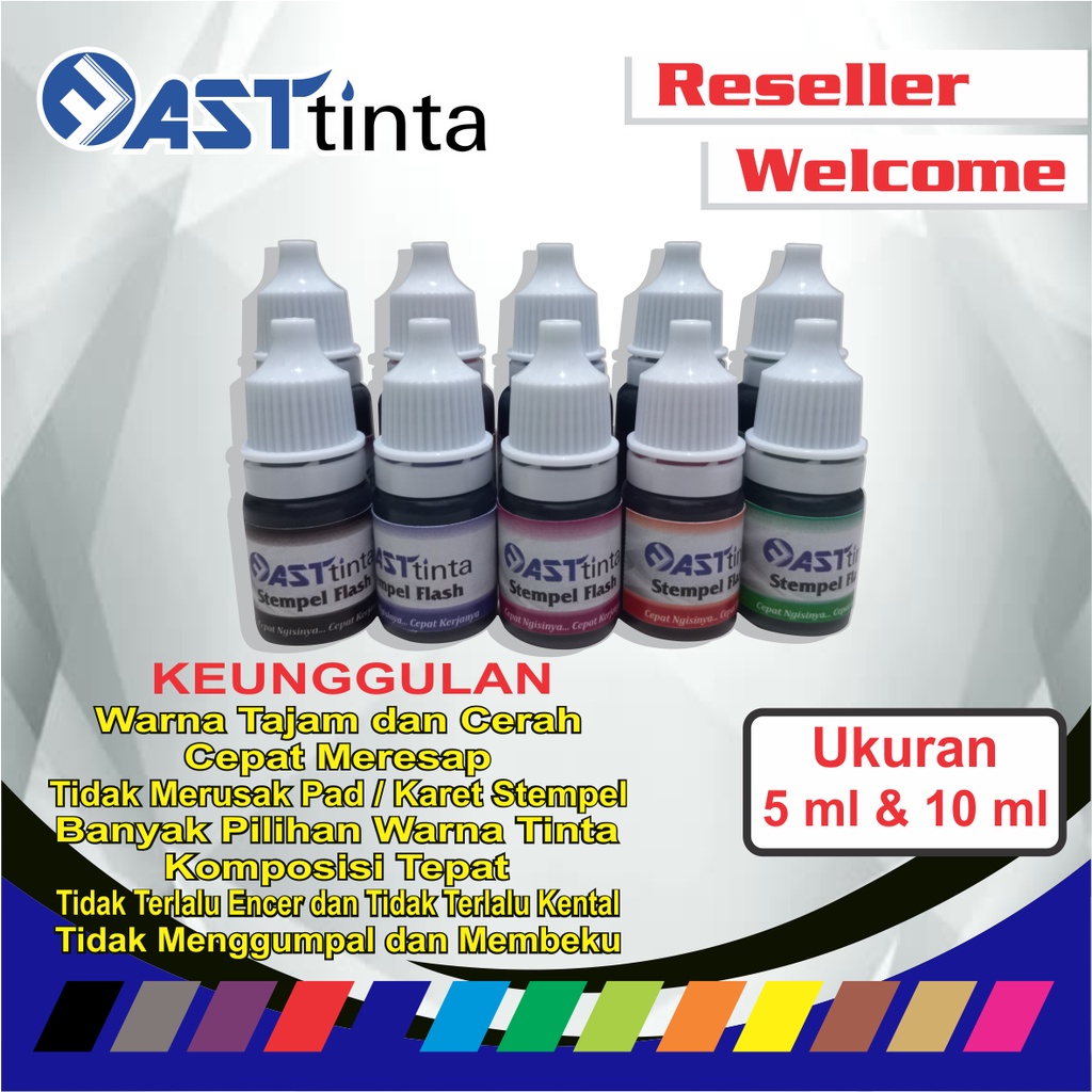 Tinta Refill Stempel Flash 5 ml 10 ml stempel custom flash stamp ink