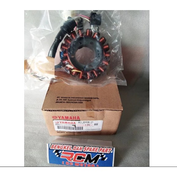 3C1-H1410-11 SPULL SPUL SEPUL SPOOL SPOL SPOLL SEPOL STATOR COMP KUMPARAN ASSY CENCOR SENSOR STATOR STATER VIXION V-IXION OLD LAMA TUA ORI ORIGINAL YAMAHA YGP ASLI