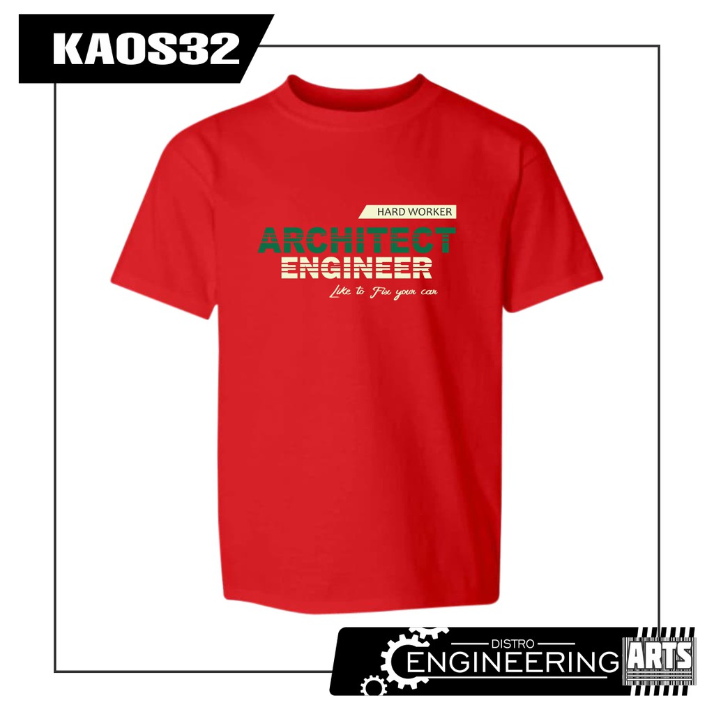Kaos Distro Architect Engineer / Terbaru Engineer T Shirt Architect Engineer - KAOS32
