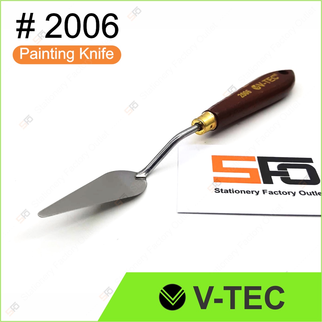 

Painting Knife V-Tec Satuan - Pisau Palet Lukis No. 2006