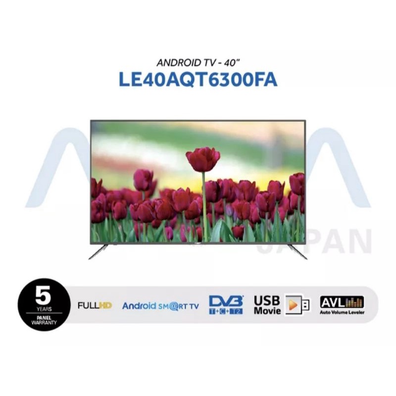 Aqua 40AQT6300 Led Tv 40 inch Smart Android 9.0 Full Hd Tv LE-40AQT6300FA