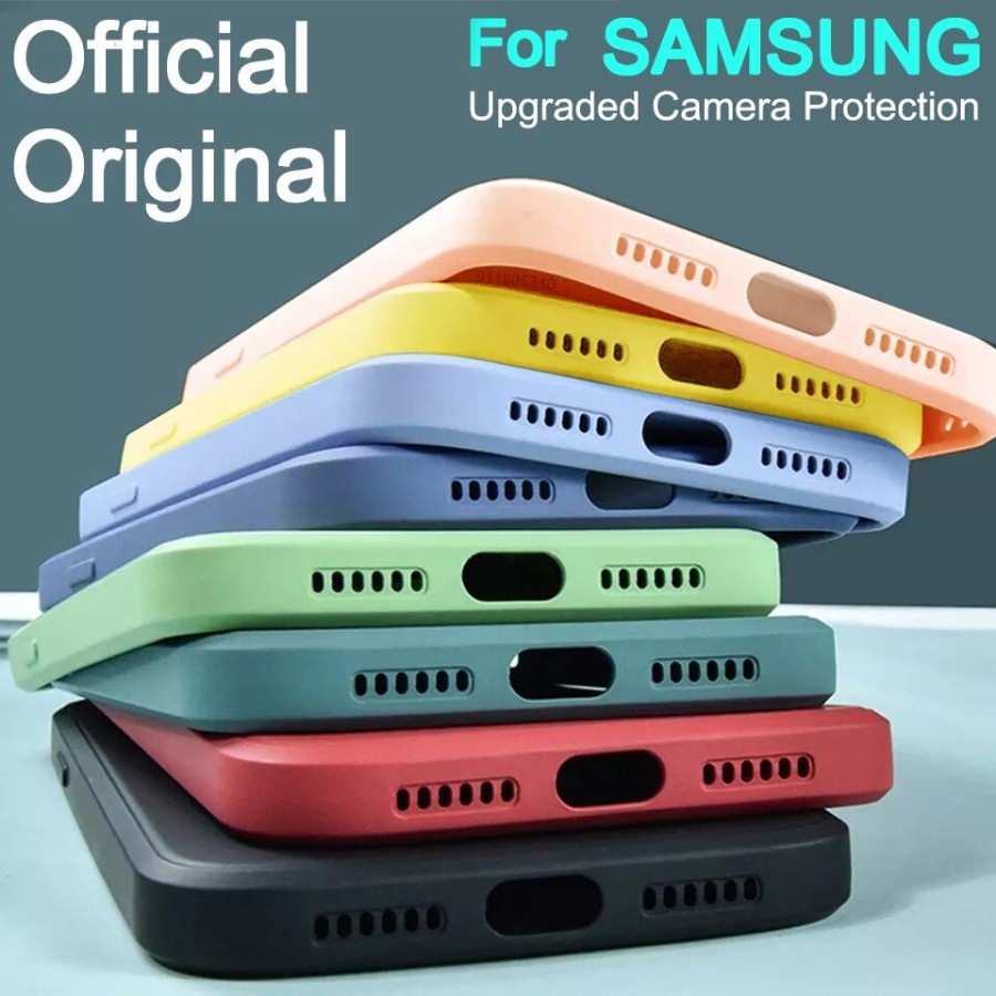 Soft Case Samsung Galaxy A13 4G, A23 4G 5G, A33 5G, A53 5G, A73 5G Liquid Silikon Slim Skin Candy Macaron Bludru