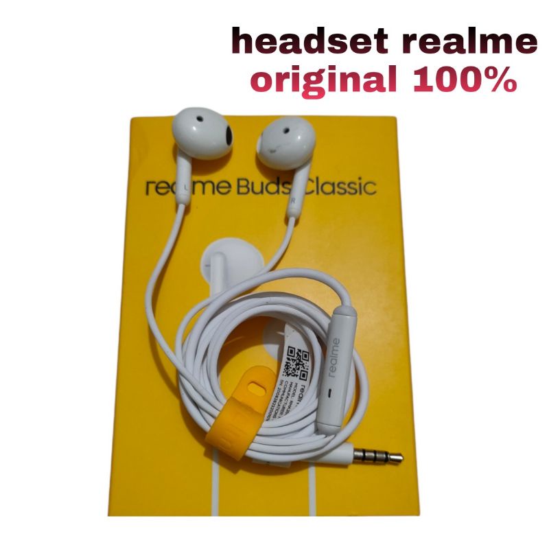 headset realme buds classic original 100%