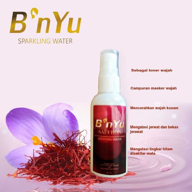 Qeila - B'nYu SAFRON FACE MIST 60 ML &amp; 100 ML BNYU SAFFRON ORIGINAL