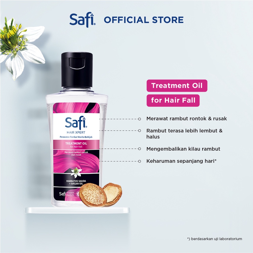 Safi Hair Xpert - Oil Treatment Hair Fall 100ml - Perawatan Rambut