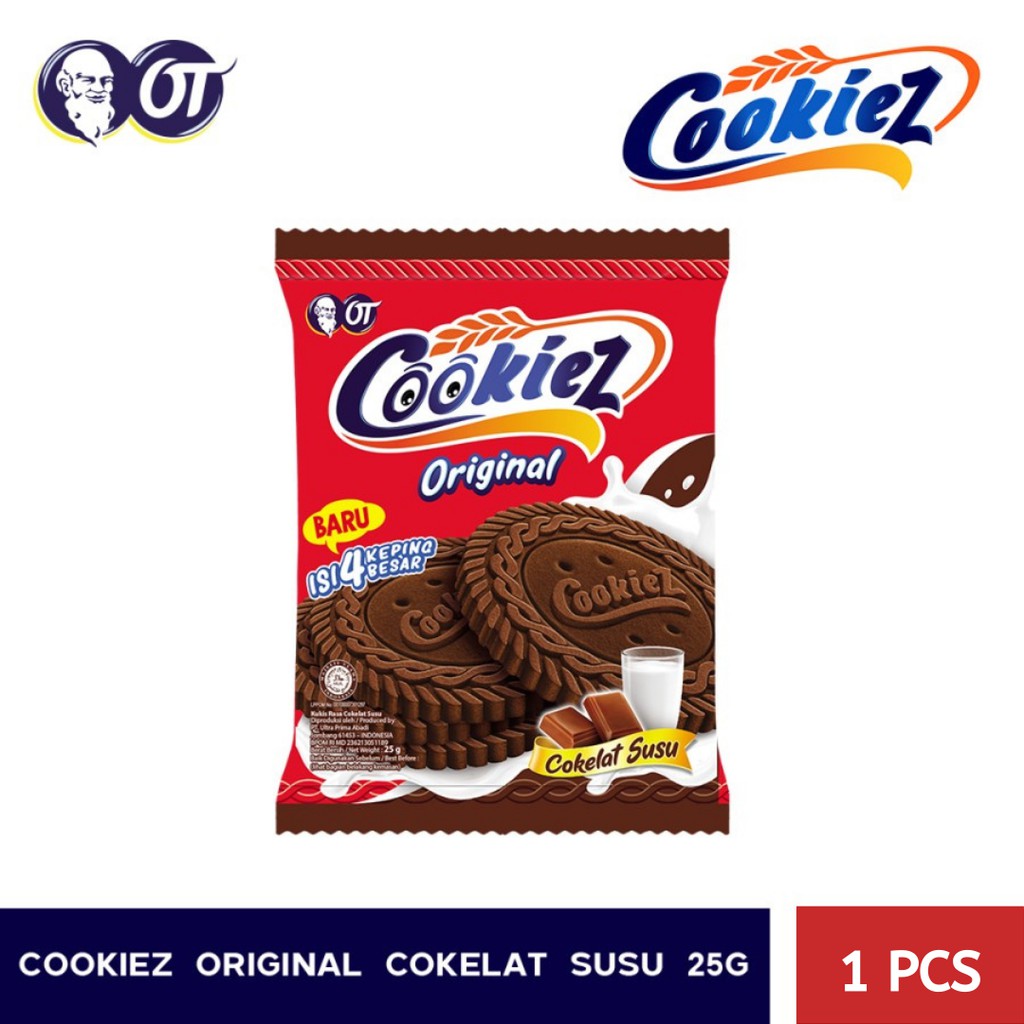 Cookiez Original Coklat Susu 25 gr