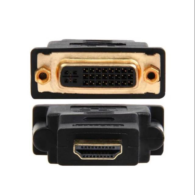 KONEKTOR DVI 24+5 FEMALE TO HDMI MALE