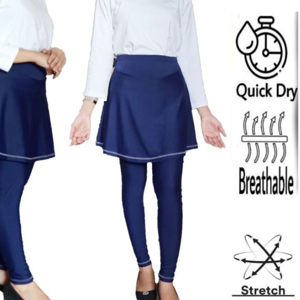 ♬ Legging Rok spandek premium legging panjang muslimah Legging sporty LEGGING ROK PANJANG ➲