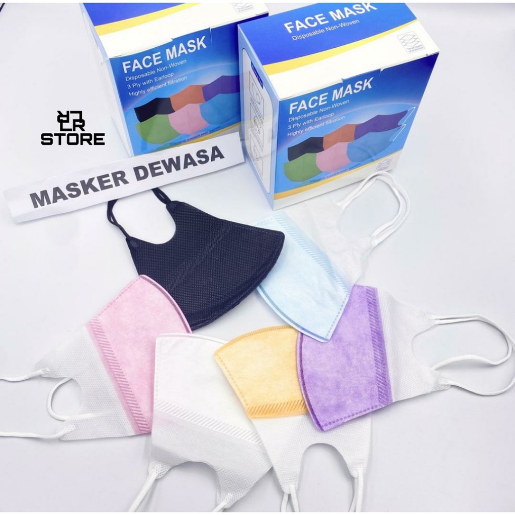 [BISA COD] MASKER DUCKBILL CANDY 3 PLY | MASKER DUCKBIL | MASKER ANTI CORONA | MASKER DUCKBILL