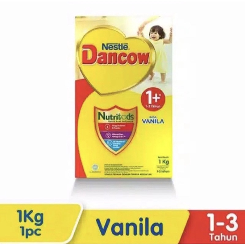 Susu Nestle Dancow 1+ 200gram & 1kg Vanila & Madu
