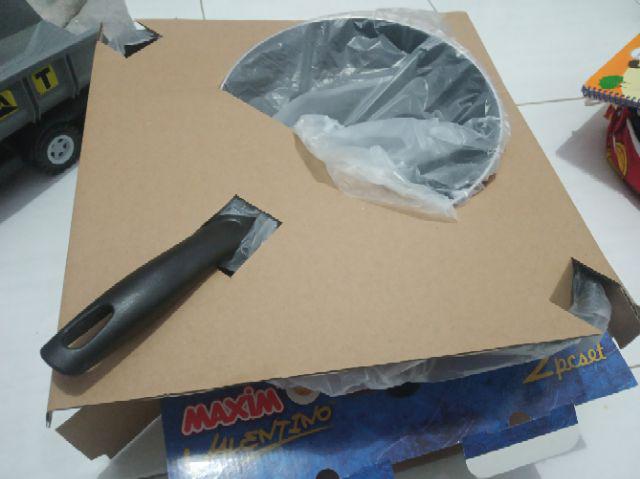 Maxim Valentino Set Wajan Teflon Spatula Sponge Murah Berkualitas