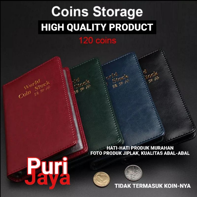 

Album Koin Logam isi 120 Koleksi Uang Coin Collection Storage